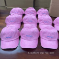 Cappello da papà unisex giallo unisex non strutturato